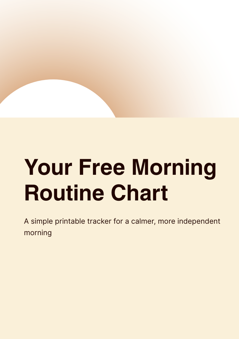 Morning Routine Chart
